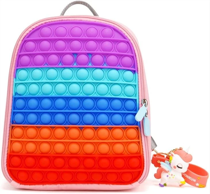 Popular School Bag With Decompression Silicone